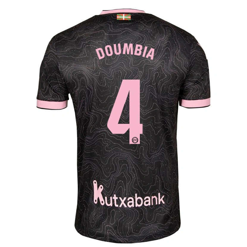 Danxen Dames Daouda Doumbia #4 Zwart Roze Uitshirt Uittenue 2026/27 T-Shirt België