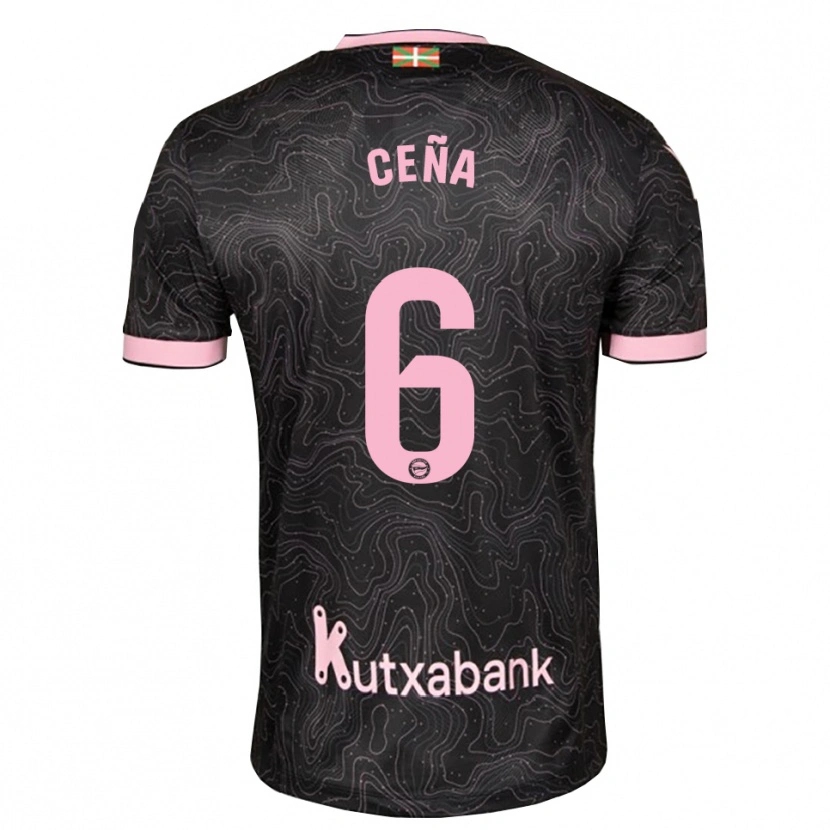 Danxen Dames Marcos Ceña #6 Zwart Roze Uitshirt Uittenue 2026/27 T-Shirt België
