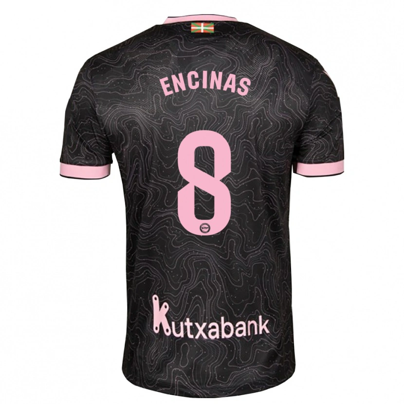 Danxen Dames Oihan Encinas #8 Zwart Roze Uitshirt Uittenue 2026/27 T-Shirt België