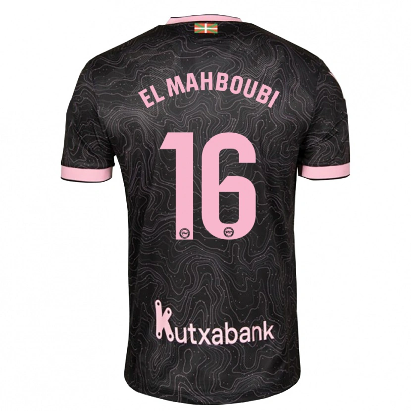 Danxen Dames Sami El Mahboubi #16 Zwart Roze Uitshirt Uittenue 2026/27 T-Shirt België