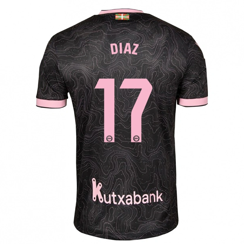Danxen Dames Nico Diaz #17 Zwart Roze Uitshirt Uittenue 2026/27 T-Shirt België
