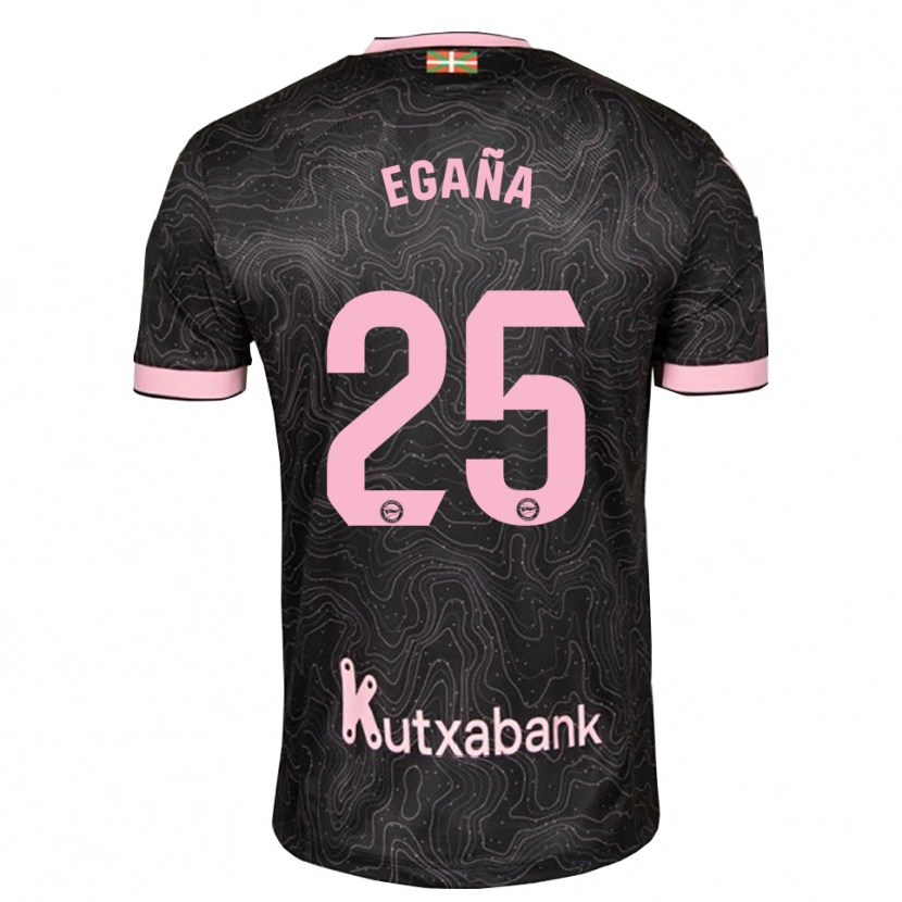 Danxen Dames Eider Egaña #25 Zwart Roze Uitshirt Uittenue 2026/27 T-Shirt België