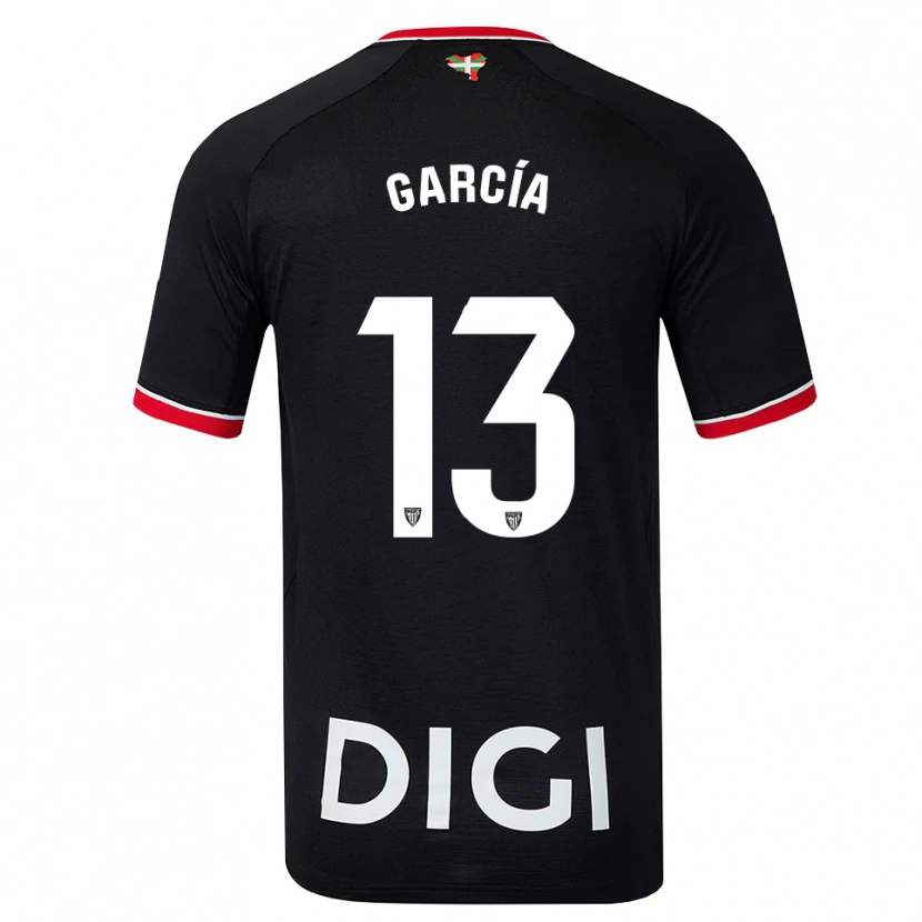 Danxen Dames Simón García #13 Zwart Wit Rood Uitshirt Uittenue 2026/27 T-Shirt België
