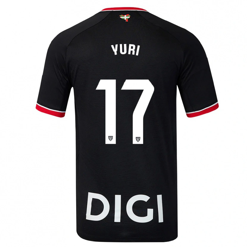Danxen Dames Yuri Berchiche #17 Zwart Wit Rood Uitshirt Uittenue 2026/27 T-Shirt België
