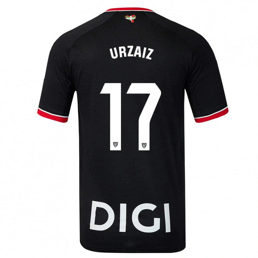 Danxen Dames Unax Urzaiz #17 Zwart Wit Rood Uitshirt Uittenue 2026/27 T-Shirt België