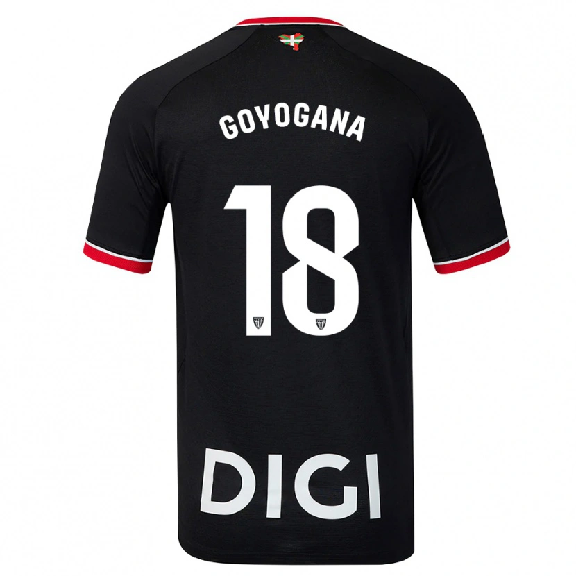 Danxen Dames Unax Goyogana #18 Zwart Wit Rood Uitshirt Uittenue 2026/27 T-Shirt België