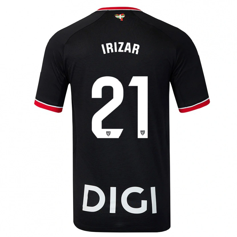 Danxen Dames Hur Irizar #21 Zwart Wit Rood Uitshirt Uittenue 2026/27 T-Shirt België