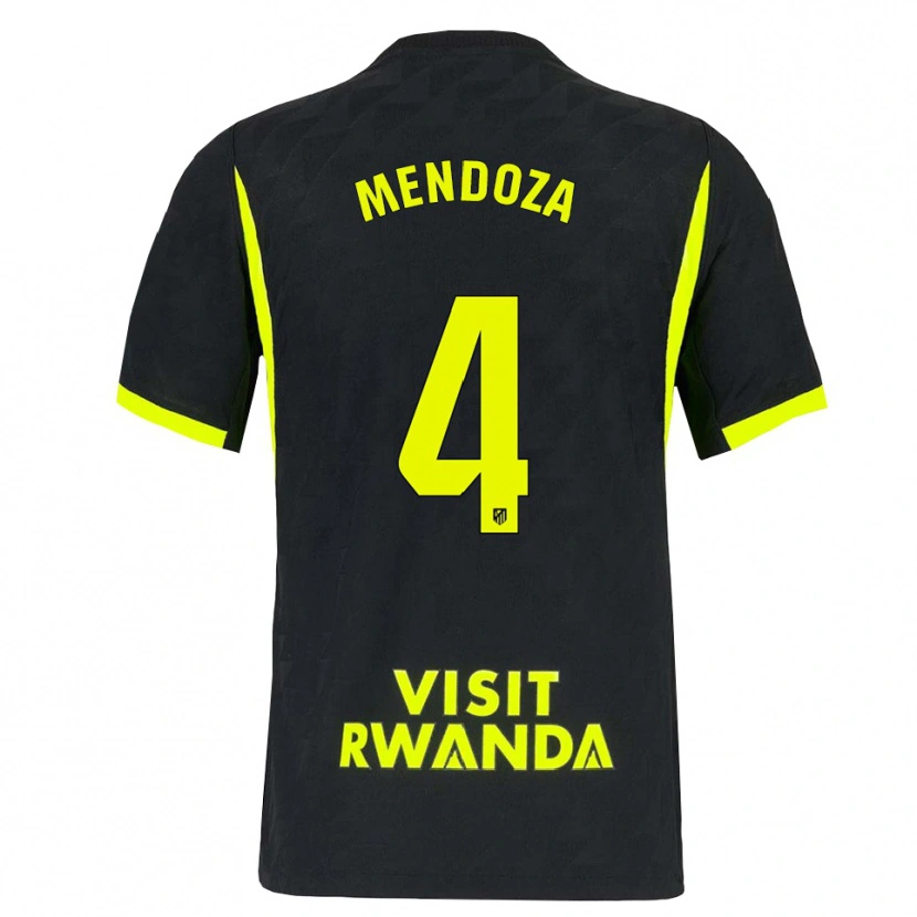 Danxen Dames Rodrigo Mendoza #4 Heldergroen Zwart Uitshirt Uittenue 2026/27 T-Shirt België