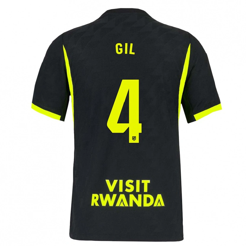 Danxen Dames Miguel Gil #4 Heldergroen Zwart Uitshirt Uittenue 2026/27 T-Shirt België