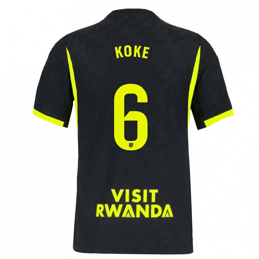 Danxen Dames Koke #6 Heldergroen Zwart Uitshirt Uittenue 2026/27 T-Shirt België
