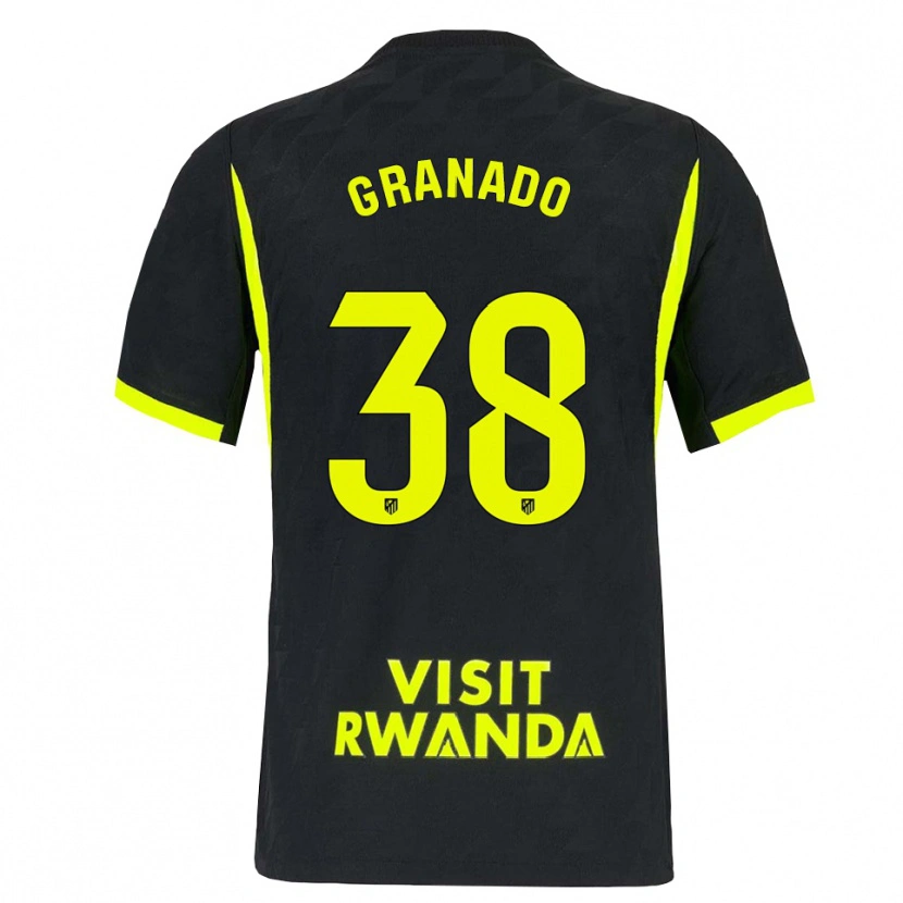 Danxen Dames Adrian Granado #38 Heldergroen Zwart Uitshirt Uittenue 2026/27 T-Shirt België