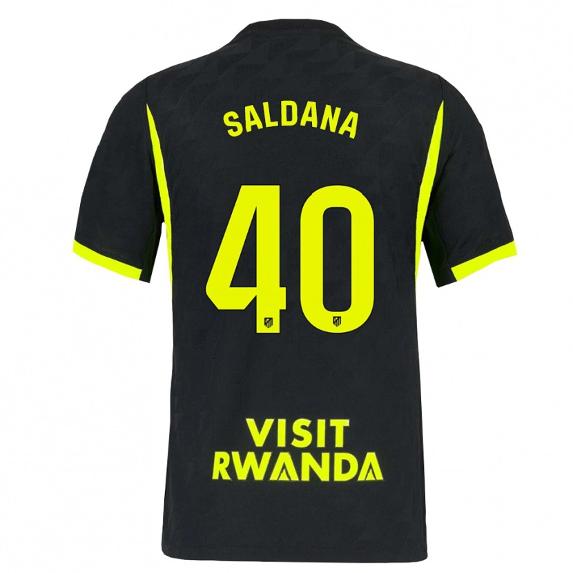 Danxen Dames Jose Saldana #40 Heldergroen Zwart Uitshirt Uittenue 2026/27 T-Shirt België