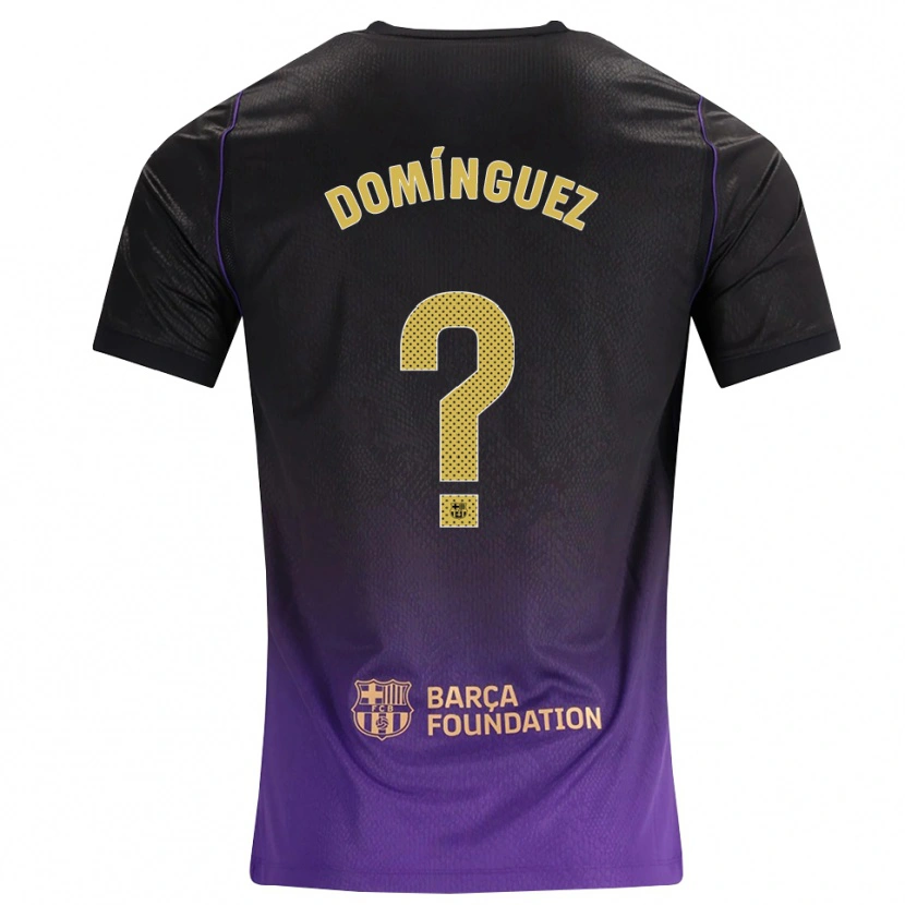 Danxen Dames Erik Domínguez #0 Paars Geel Zwart Uitshirt Uittenue 2026/27 T-Shirt België