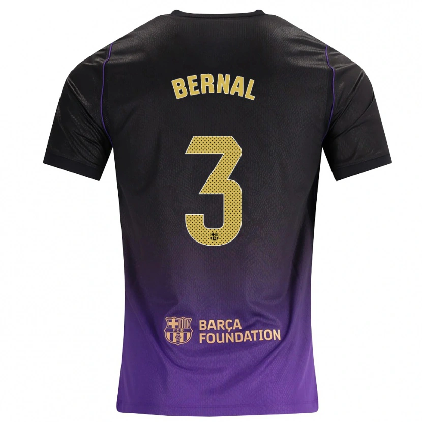 Danxen Dames Lucas Bernal #3 Paars Geel Zwart Uitshirt Uittenue 2026/27 T-Shirt België