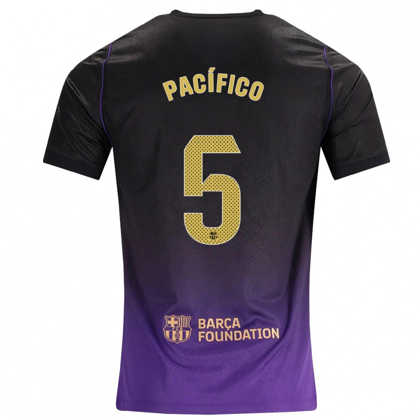 Danxen Dames Patricio Pacífico #5 Paars Geel Zwart Uitshirt Uittenue 2026/27 T-Shirt België