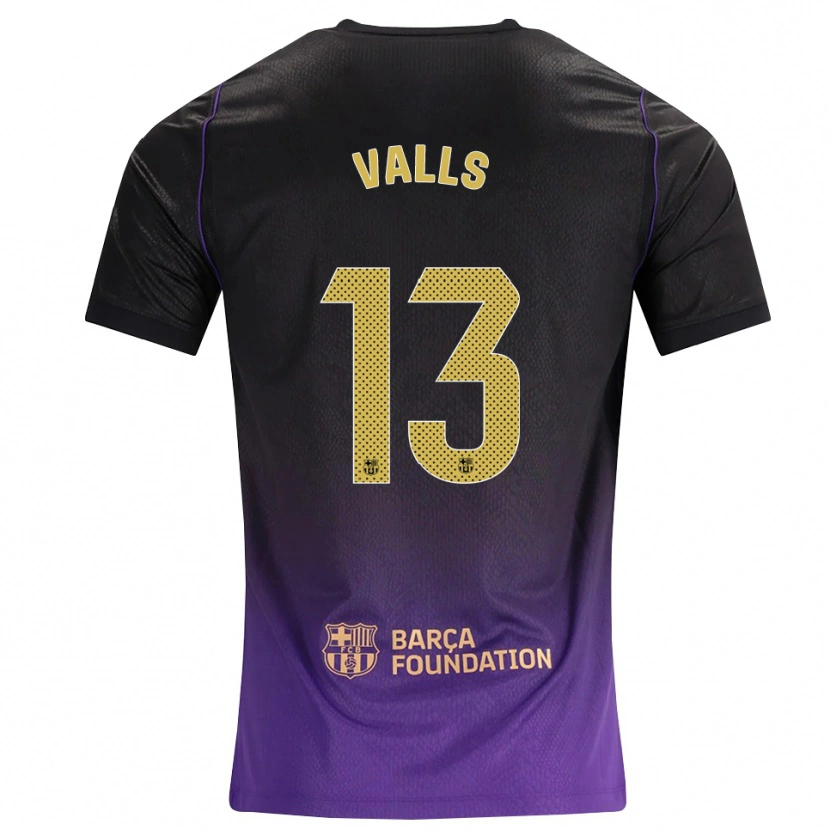 Danxen Dames Gerard Valls #13 Paars Geel Zwart Uitshirt Uittenue 2026/27 T-Shirt België