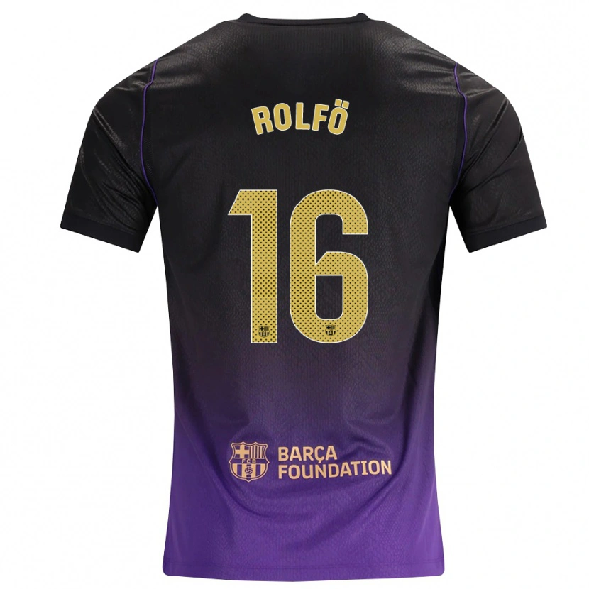 Danxen Dames Fridolina Rolfo #16 Paars Geel Zwart Uitshirt Uittenue 2026/27 T-Shirt België