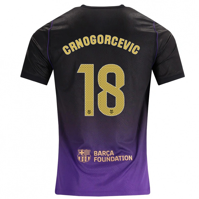 Danxen Dames Ana-Maria Crnogorcevic #18 Paars Geel Zwart Uitshirt Uittenue 2026/27 T-Shirt België