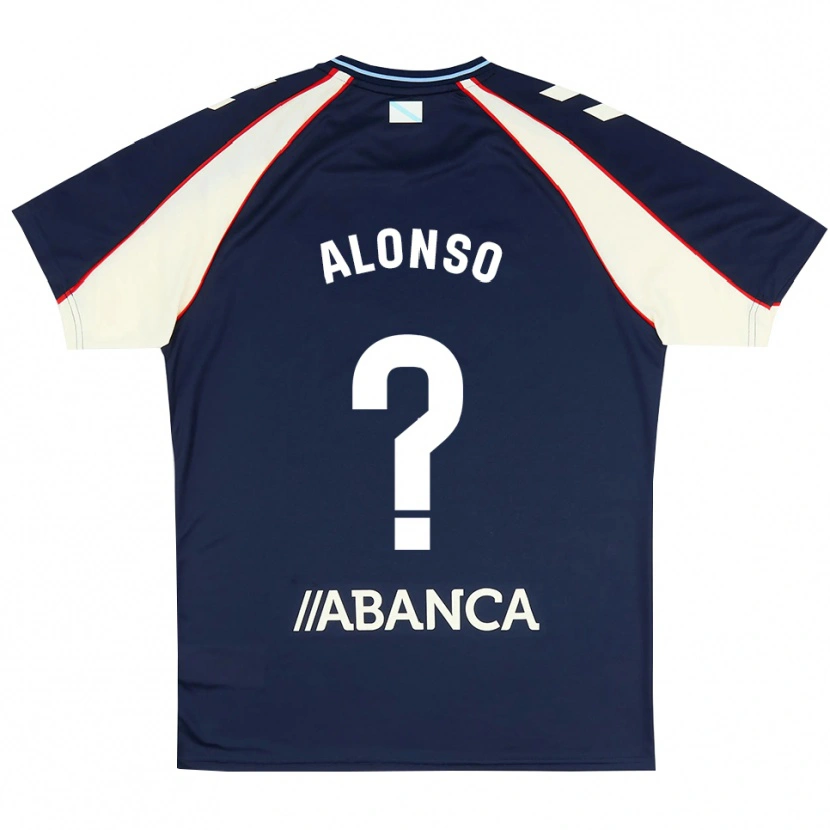 Danxen Dames German Alonso #0 Koninklijk Blauw Rood Wit Uitshirt Uittenue 2026/27 T-Shirt België