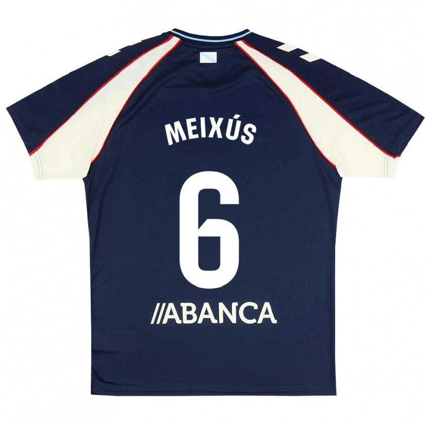 Danxen Dames Pablo Meixús #6 Koninklijk Blauw Rood Wit Uitshirt Uittenue 2026/27 T-Shirt België