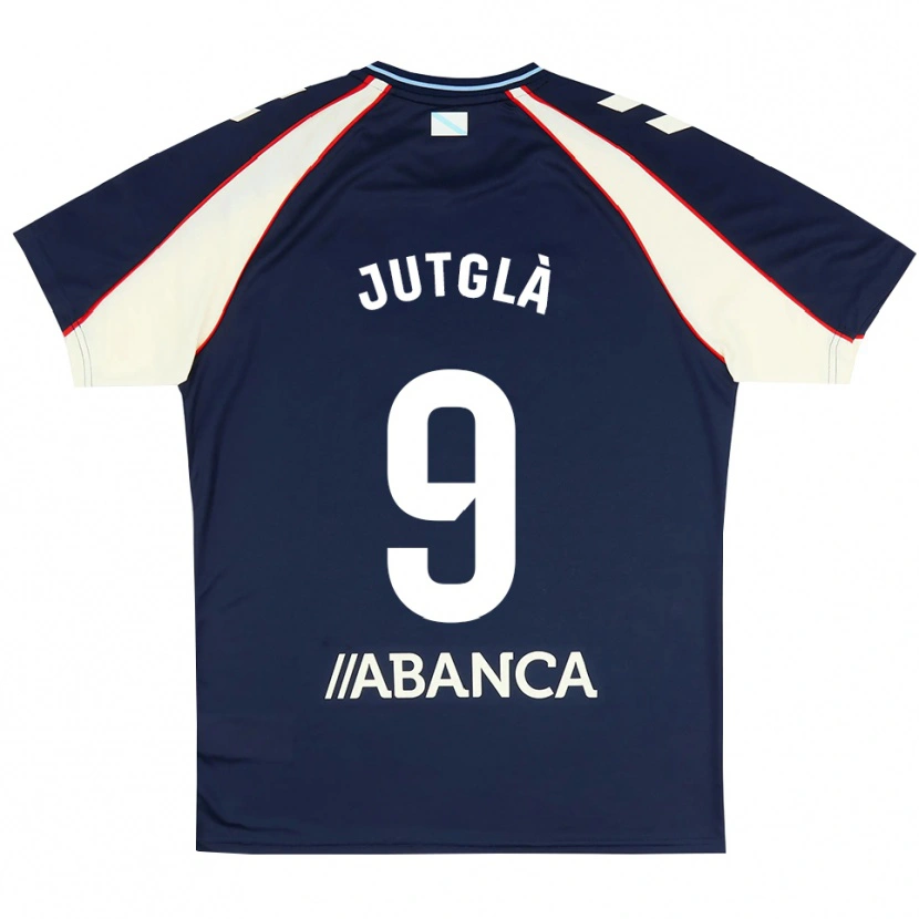Danxen Dames Ferran Jutglà #9 Koninklijk Blauw Rood Wit Uitshirt Uittenue 2026/27 T-Shirt België