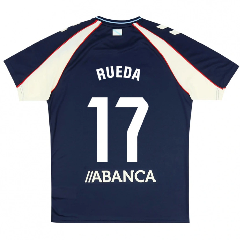 Danxen Dames Javi Rueda #17 Koninklijk Blauw Rood Wit Uitshirt Uittenue 2026/27 T-Shirt België