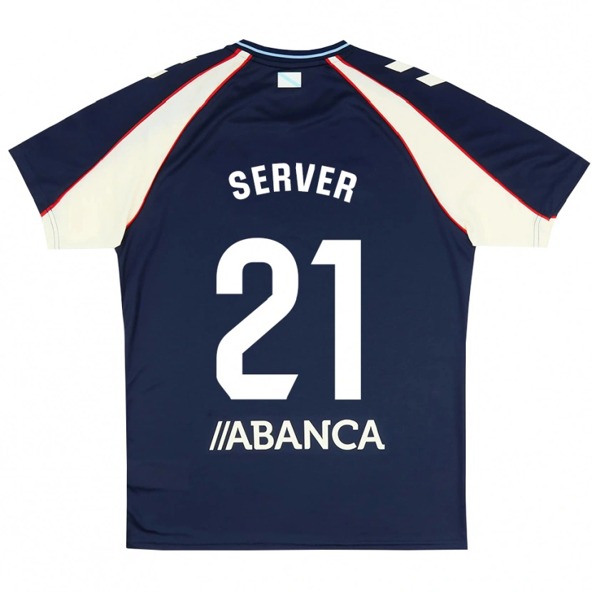 Danxen Dames Izan Server #21 Koninklijk Blauw Rood Wit Uitshirt Uittenue 2026/27 T-Shirt België