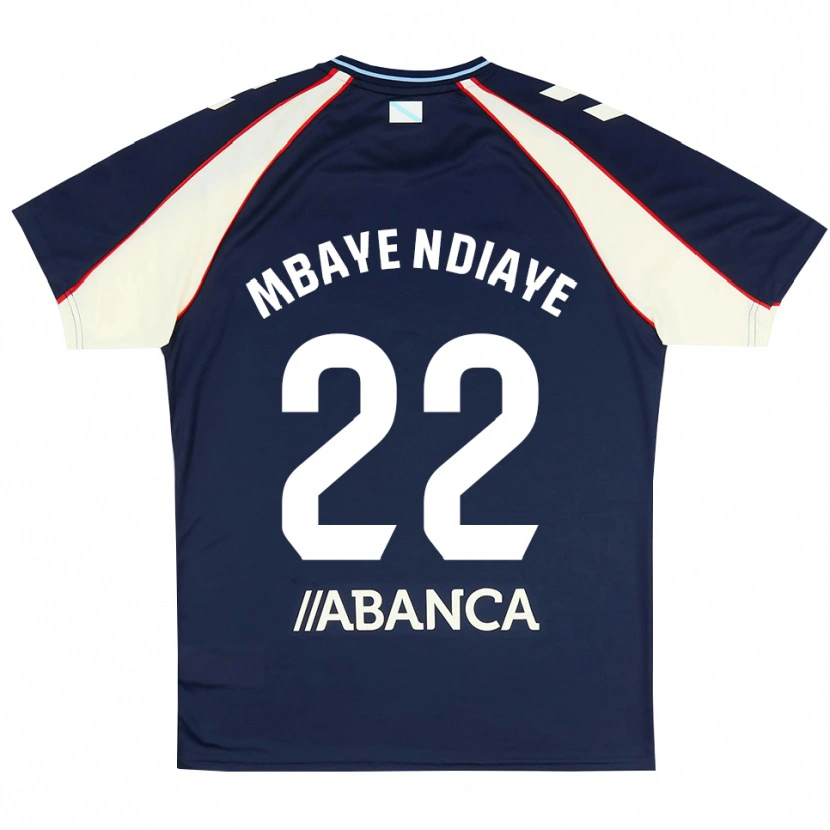Danxen Dames Seyni Mbaye Ndiaye #22 Koninklijk Blauw Rood Wit Uitshirt Uittenue 2026/27 T-Shirt België