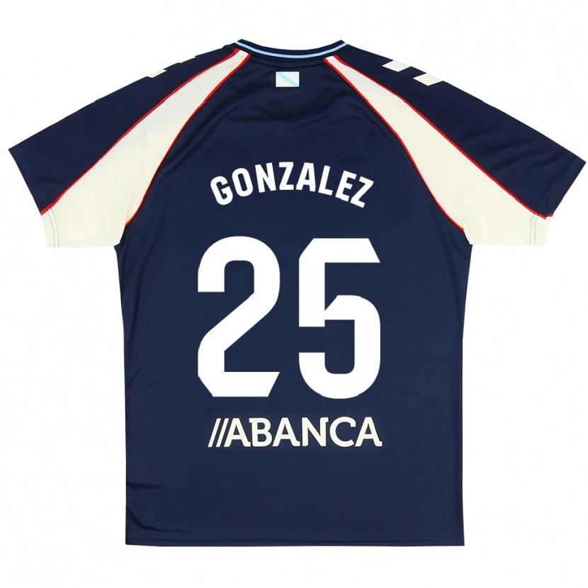 Danxen Dames Marcos González #25 Koninklijk Blauw Rood Wit Uitshirt Uittenue 2026/27 T-Shirt België