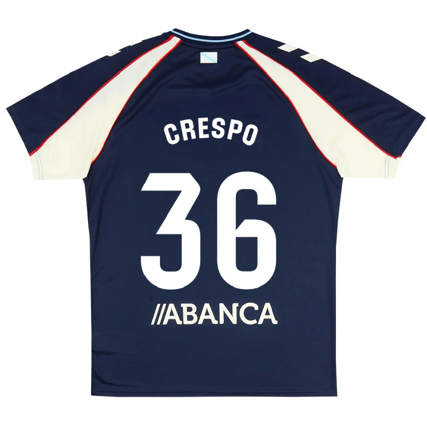 Danxen Dames Yoel Crespo #36 Koninklijk Blauw Rood Wit Uitshirt Uittenue 2026/27 T-Shirt België