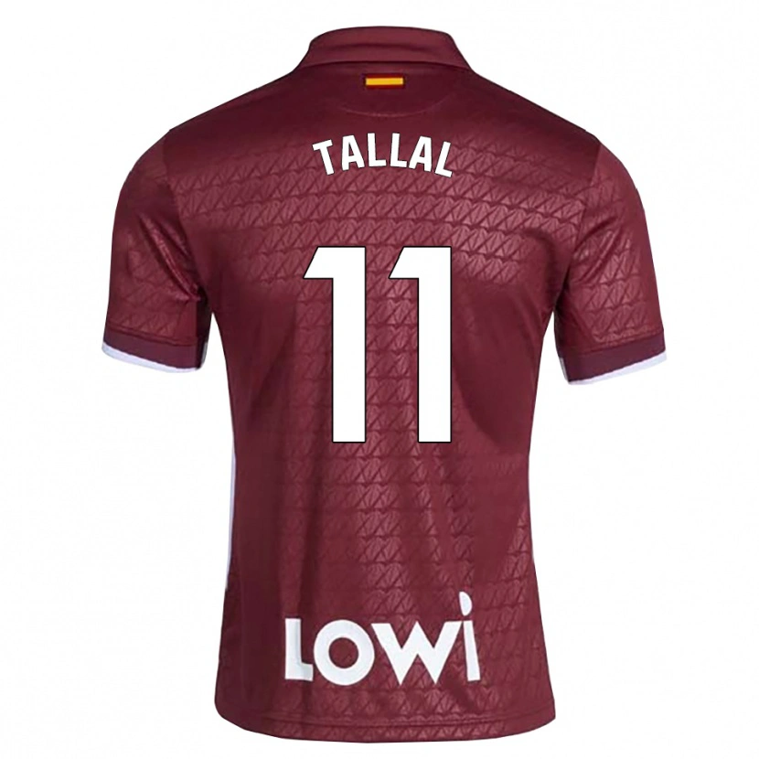 Danxen Dames Yassin Tallal #11 Donkerrood Wit Uitshirt Uittenue 2026/27 T-Shirt België