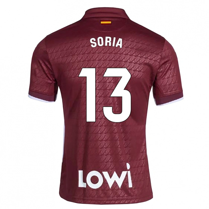 Danxen Dames David Soria #13 Donkerrood Wit Uitshirt Uittenue 2026/27 T-Shirt België