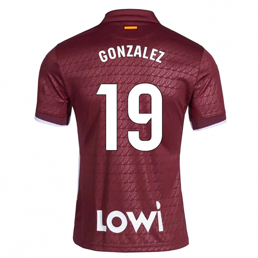 Danxen Dames Peter Gonzalez #19 Donkerrood Wit Uitshirt Uittenue 2026/27 T-Shirt België