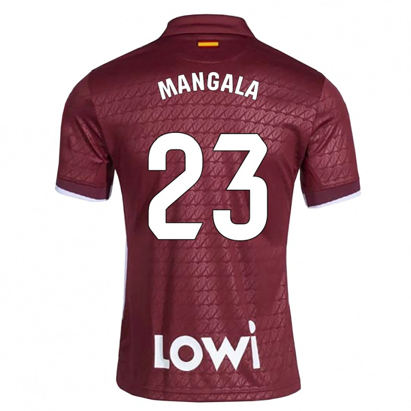 Danxen Dames Orel Mangala #23 Donkerrood Wit Uitshirt Uittenue 2026/27 T-Shirt België