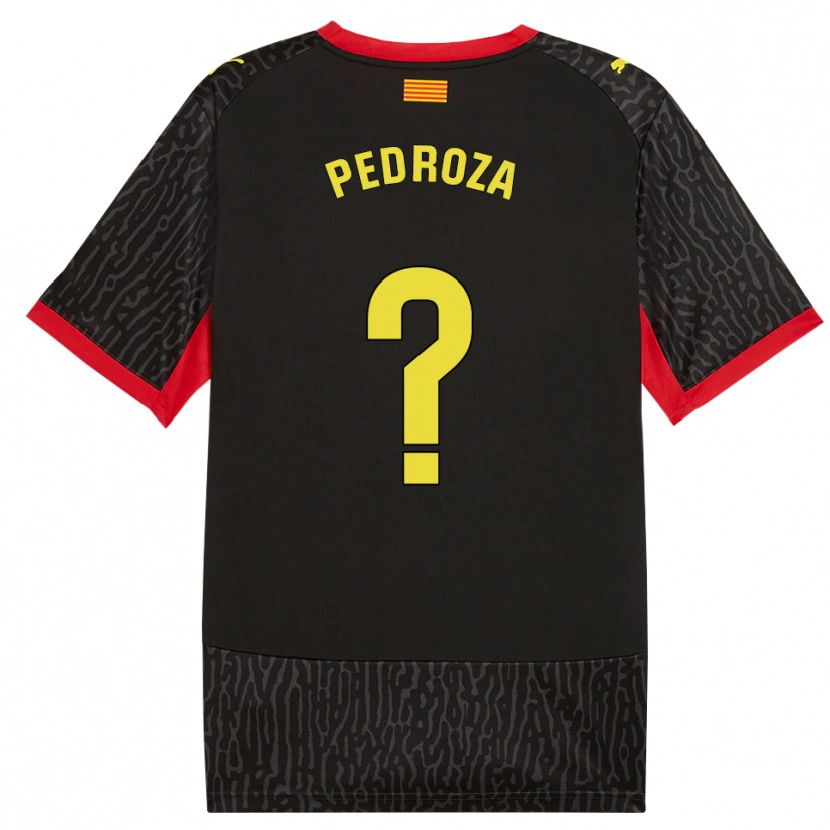 Danxen Dames Gerardo Pedroza #0 Zwart Geel Rood Uitshirt Uittenue 2026/27 T-Shirt België