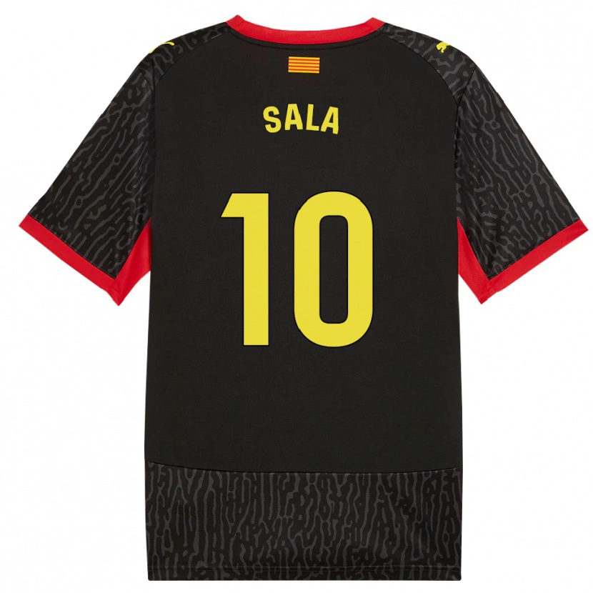 Danxen Dames Georgina Sala #10 Zwart Geel Rood Uitshirt Uittenue 2026/27 T-Shirt België