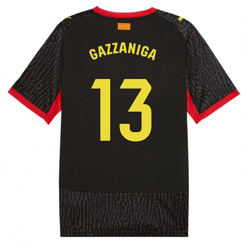 Danxen Dames Paulo Gazzaniga #13 Zwart Geel Rood Uitshirt Uittenue 2026/27 T-Shirt België