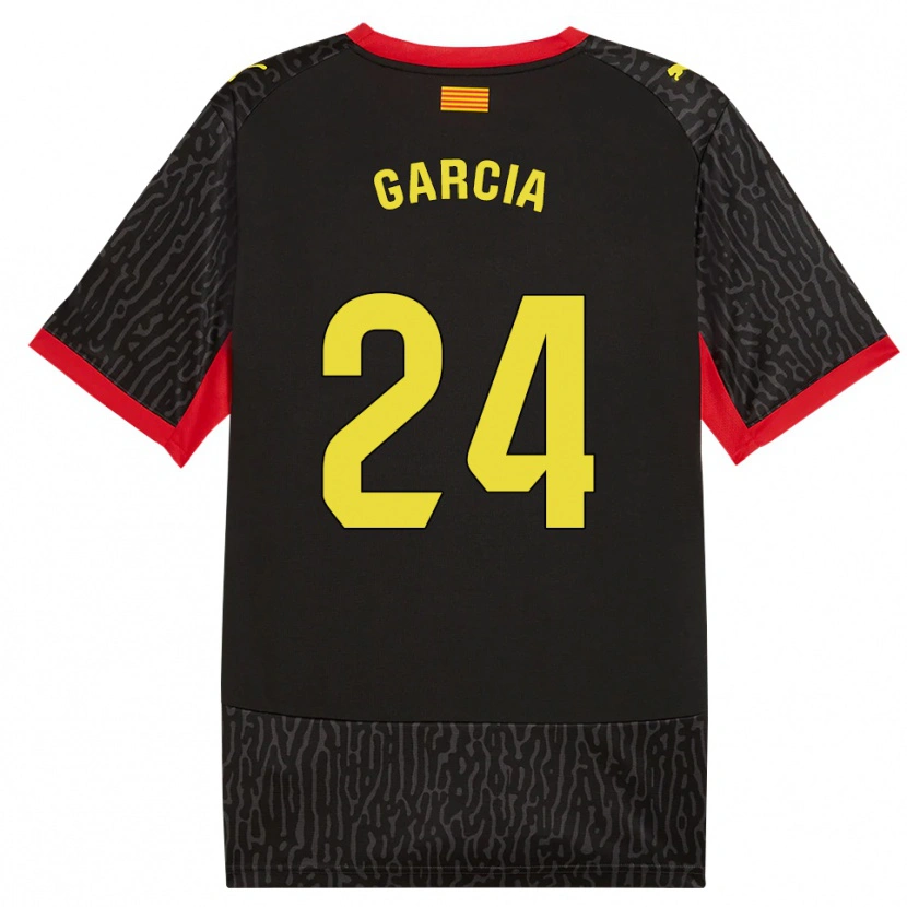 Danxen Dames Borja García #24 Zwart Geel Rood Uitshirt Uittenue 2026/27 T-Shirt België