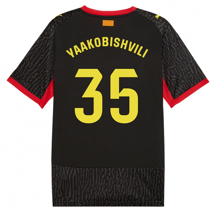 Danxen Dames Antal Yaakobishvili #35 Zwart Geel Rood Uitshirt Uittenue 2026/27 T-Shirt België
