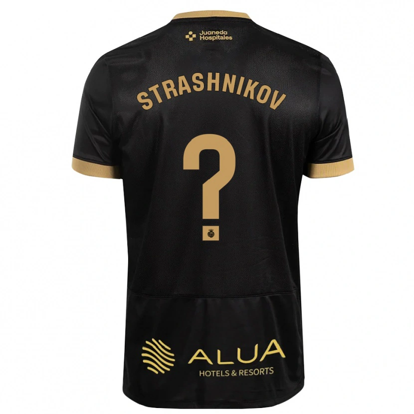Danxen Dames Nikolay Strashnikov #0 Zwart Zandbruin Zwaar Hout Uitshirt Uittenue 2026/27 T-Shirt België