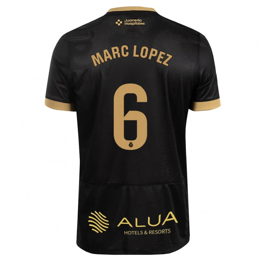 Danxen Dames Marc López #6 Zwart Zandbruin Zwaar Hout Uitshirt Uittenue 2026/27 T-Shirt België