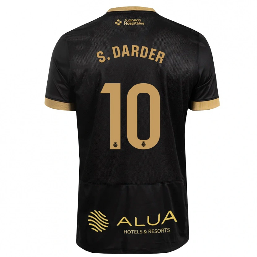 Danxen Dames Sergi Darder #10 Zwart Zandbruin Zwaar Hout Uitshirt Uittenue 2026/27 T-Shirt België