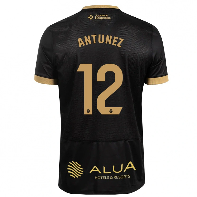 Danxen Dames Yahir Antúnez #12 Zwart Zandbruin Zwaar Hout Uitshirt Uittenue 2026/27 T-Shirt België