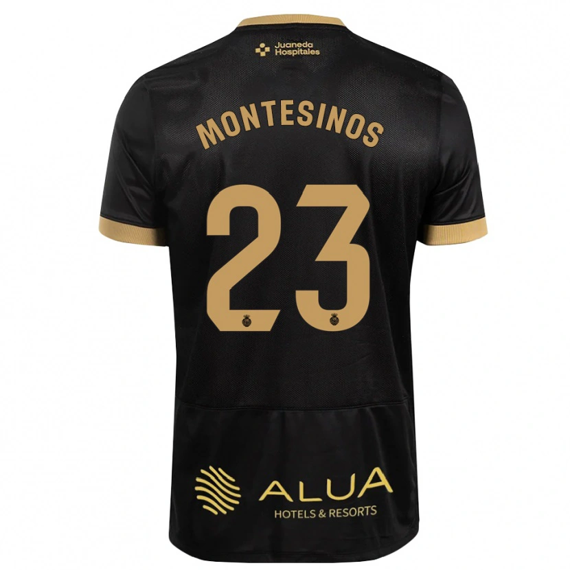 Danxen Dames Pol Montesinos #23 Zwart Zandbruin Zwaar Hout Uitshirt Uittenue 2026/27 T-Shirt België
