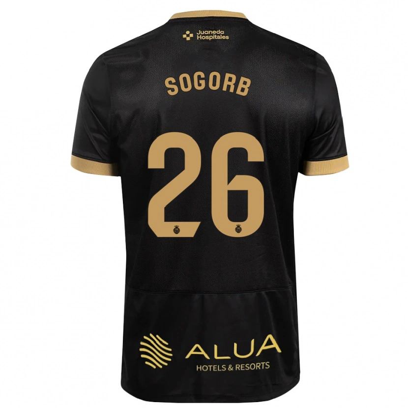 Danxen Dames Carles Sogorb #26 Zwart Zandbruin Zwaar Hout Uitshirt Uittenue 2026/27 T-Shirt België