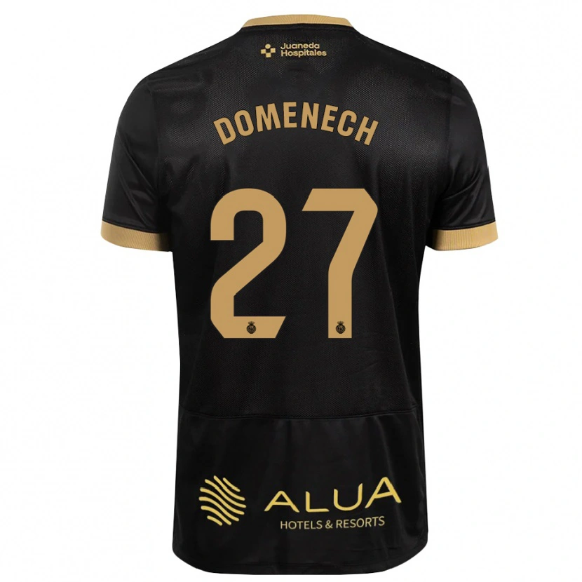 Danxen Dames Marc Domènech #27 Zwart Zandbruin Zwaar Hout Uitshirt Uittenue 2026/27 T-Shirt België