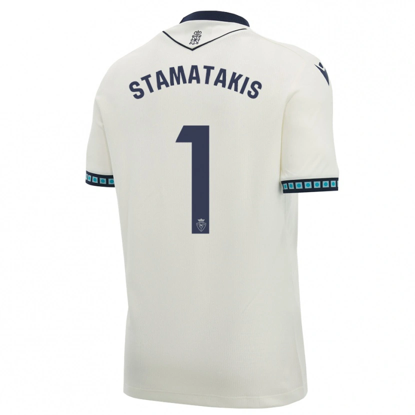 Danxen Dames Dimitrios Stamatakis #1 Wit Zwart Licht Hemelsblauw Uitshirt Uittenue 2026/27 T-Shirt België