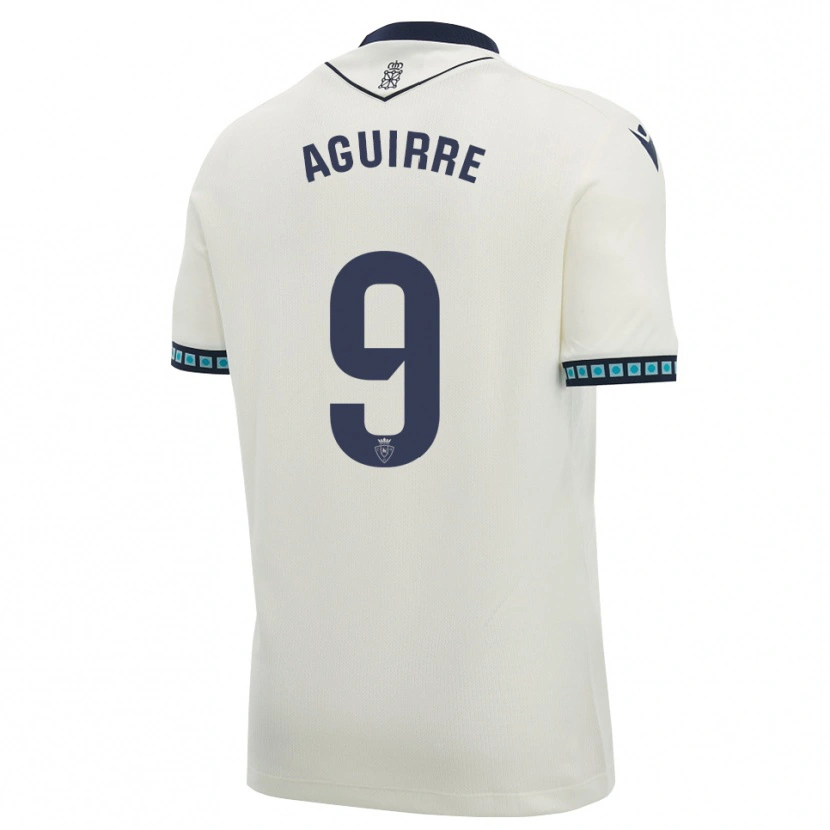 Danxen Dames Jorge Aguirre #9 Wit Zwart Licht Hemelsblauw Uitshirt Uittenue 2026/27 T-Shirt België