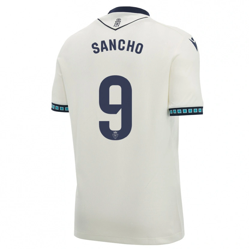 Danxen Dames Dani Sancho #9 Wit Zwart Licht Hemelsblauw Uitshirt Uittenue 2026/27 T-Shirt België