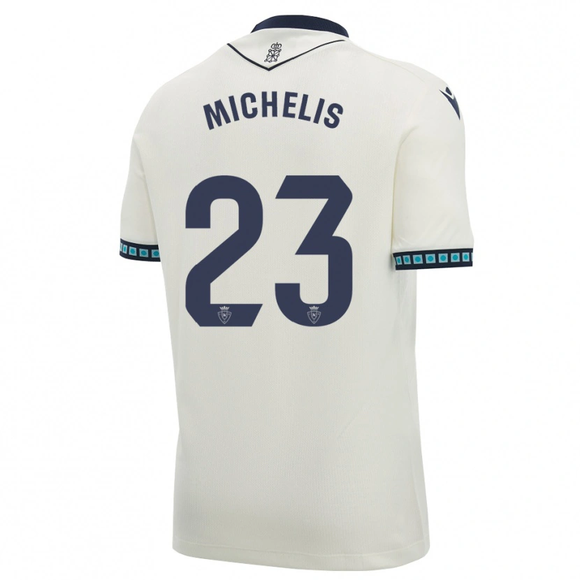 Danxen Dames Nikolaos Michelis #23 Wit Zwart Licht Hemelsblauw Uitshirt Uittenue 2026/27 T-Shirt België